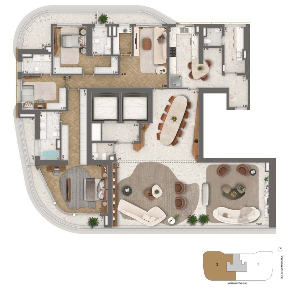 TIPOLOGIA 1 FINAL 2 - 339,98M² OPÇÃO 2